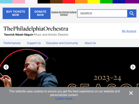 'philorch.org' screenshot