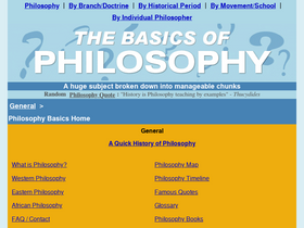 'philosophybasics.com' screenshot