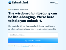 'philosophybreak.com' screenshot