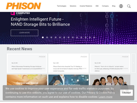 'phison.com' screenshot
