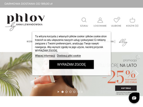 'phlov.com' screenshot
