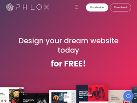 'phlox.pro' screenshot