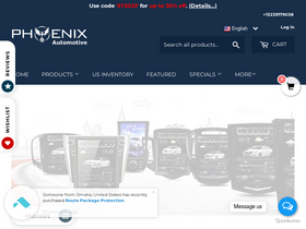 'phoenixautomotiveinc.com' screenshot
