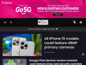 'phonearena.com' screenshot