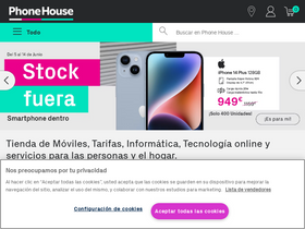 'phonehouse.es' screenshot