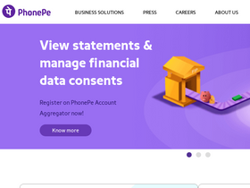 'phonepe.com' screenshot