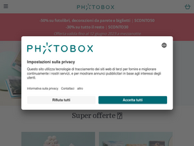 'photobox.it' screenshot