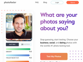 'photofeeler.com' screenshot