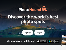 'photohound.co' screenshot