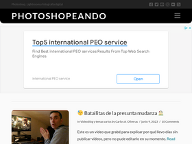 'photoshopeando.com' screenshot