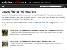 'photoshopessentials.com' screenshot