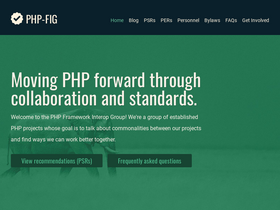 'php-fig.org' screenshot