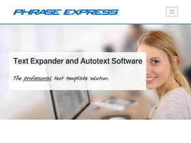 'phraseexpress.com' screenshot