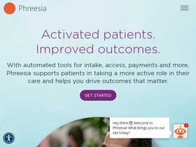 'phreesia.com' screenshot