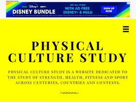 'physicalculturestudy.com' screenshot