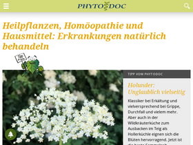 'phytodoc.de' screenshot