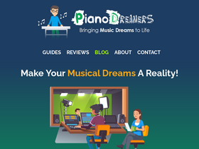 'pianodreamers.com' screenshot