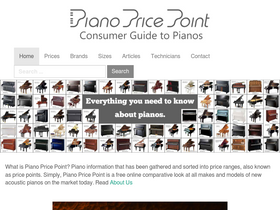 'pianopricepoint.com' screenshot