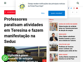 'piauihoje.com' screenshot