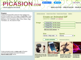 'picasion.com' screenshot