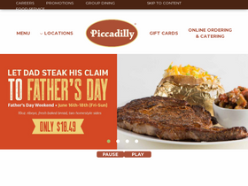 'piccadilly.com' screenshot