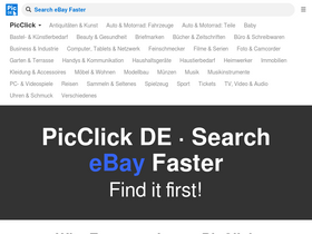 'picclick.de' screenshot