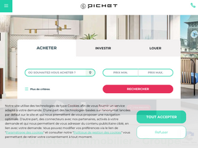 'pichet.fr' screenshot