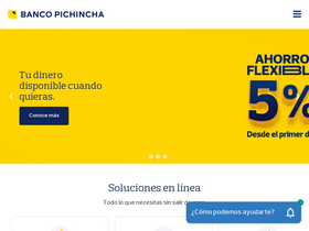 'pichincha.com' screenshot