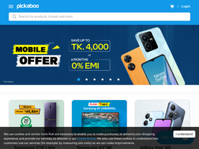 'pickaboo.com' screenshot