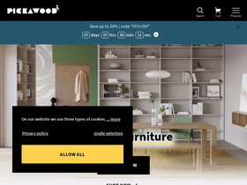 'pickawood.com' screenshot