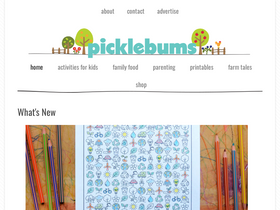 'picklebums.com' screenshot