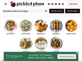 'pickledplum.com' screenshot