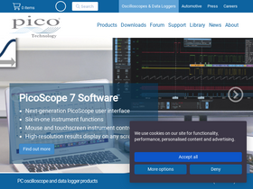 'picotech.com' screenshot