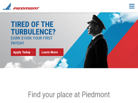 'piedmont-airlines.com' screenshot