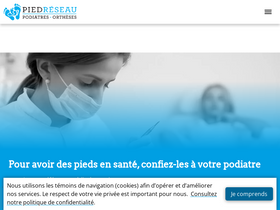 'piedreseau.com' screenshot