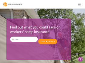 'pieinsurance.com' screenshot
