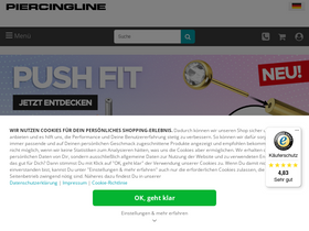 'piercingline.com' screenshot