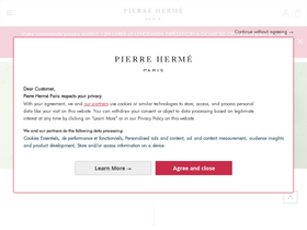 'pierreherme.com' screenshot