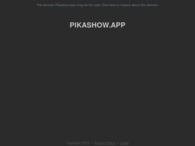 'pikashow.app' screenshot