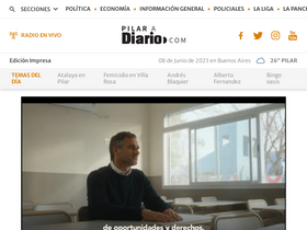 'pilaradiario.com' screenshot