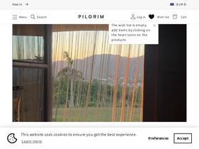 'pilgrim.net' screenshot