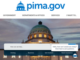 'pima.gov' screenshot