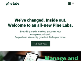 'pinelabs.com' screenshot