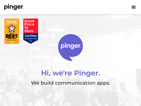 'pinger.com' screenshot