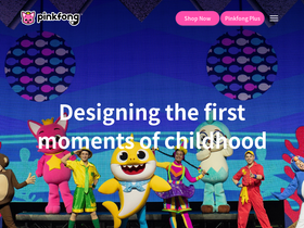'pinkfong.com' screenshot