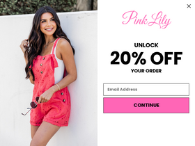 'pinklily.com' screenshot