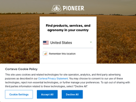 'pioneer.com' screenshot