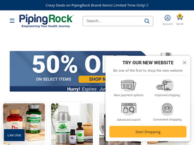 'pipingrock.com' screenshot