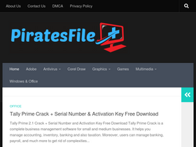 'piratesfile.com' screenshot