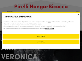 'pirellihangarbicocca.org' screenshot